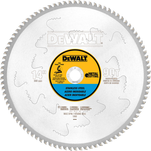 Stainless Steel Cutting Saw Blade, 14", 90 Teeth, Metal Use Absolute Business Supply