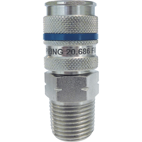 Quicksilver Coupler, 1/2" Absolute Business Supply