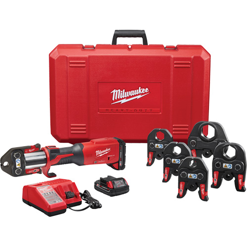 M18 Force Logic Press Tool with One-Key & CTS Jaws Kit, 1/2" - 2", Power Driven Absolute Business Supply