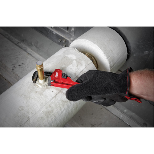 Pipe Wrench, 3/4" Jaw Capacity, 6" Long, Powder Coated Finish Absolute Business Supply