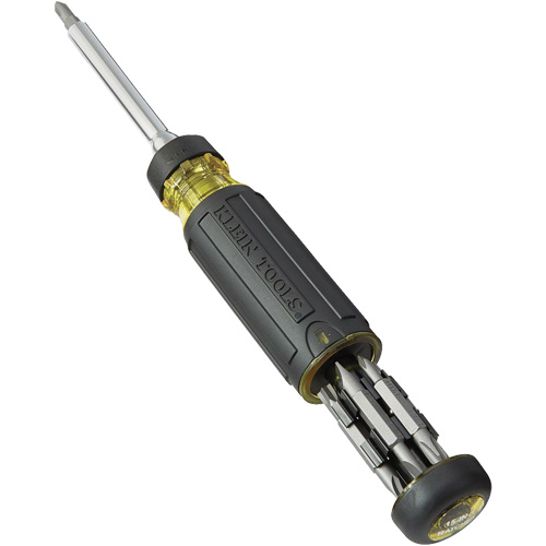 15-in-1 Multi-Bit Ratcheting Screwdriver, 8-3/4" L, Cushion Grip Handle Absolute Business Supply