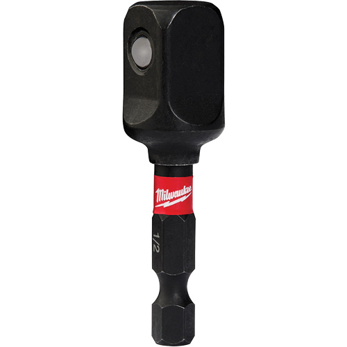 Adaptateur de douille &agrave; chocs Shockwave, 1/4" Prise, Dimension m&acirc;le 1/2", Sph&eacute;rique, 2" lo Absolute Business Supply
