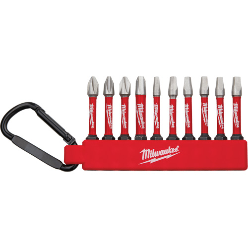 Jeu dembouts Phillips et carr&eacute;s pour tournevis &agrave; chocs Shockwave Absolute Business Supply