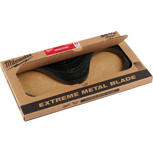 Lames-ruban pour coupes de m&eacute;taux extr&ecirc;mes, Acier rapide, 30-9/16" lo x 1/2" la x &eacute;paisseur 0,02", 8/10 dents par pouce Absolute Business Supply