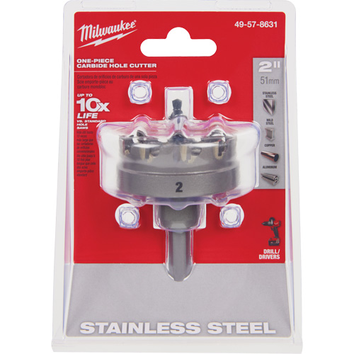 One-Piece Carbide Hole Cutters, 2", 3/16" Depth of Cut Absolute Business Supply