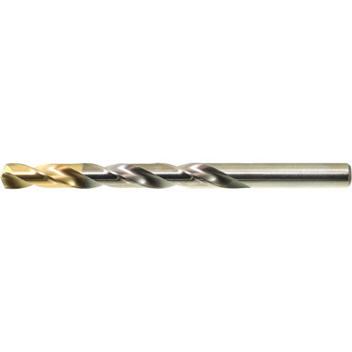 Foret court &agrave; pointe en nitrure de titane DRILLCO, Acier rapide, #1, 3-7/8" lo, 2-5/8" Cannelure, 135° Angle Absolute Business Supply