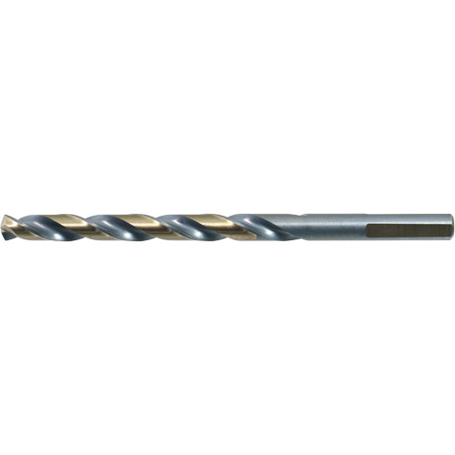 Foret &agrave; queue r&eacute;duite et &agrave; 3 m&eacute;plats courte &agrave; tige DRILLCO, Acier rapide, 1/16", 1-7/8" lo, 7/8" Cannelure, 140° Angle Absolute Business Supply