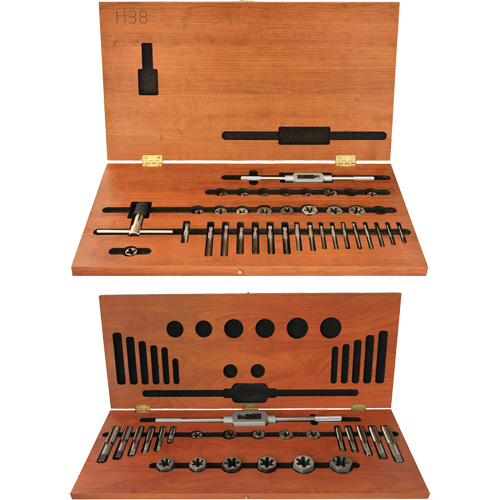 DRILLCO Tap & Hex Die Set, 58 Pieces Absolute Business Supply