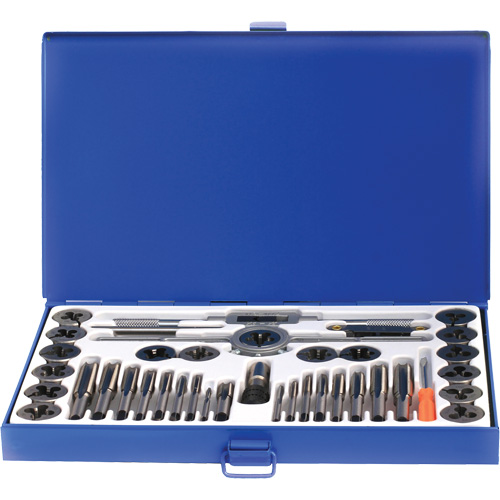 Jeu de tarauds et fili&egrave;res fractionnaires DRILLCO, 40 Morcea Absolute Business Supply