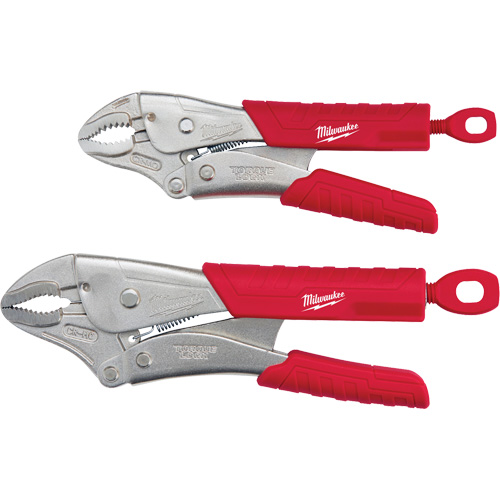 Jeu de pinces-&eacute;taux &agrave; m&acirc;choires courb&eacute;es Torque Lock, 2 Morceaux Absolute Business Supply