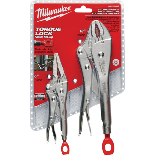 Jeu de pinces-&eacute;taux Torque Lock, 2 Morceaux Absolute Business Supply