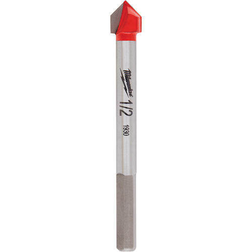 Glass & Tile Bit, 1/2", Carbide Absolute Business Supply