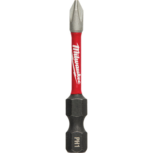 Shockwave Impact Duty Power Bit, Phillips, #1 Tip, 1/4" Drive Size, 2" Length Absolute Business Supply