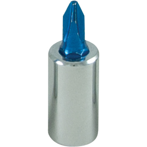 Douille tournevis &agrave; embout bleu, Phillips, #1, Prise 1/4" Absolute Business Supply