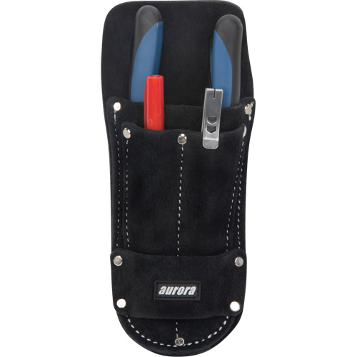 &eacute;tui pour outils, Porte-pinces, Cuir, 3 Poches Absolute Business Supply