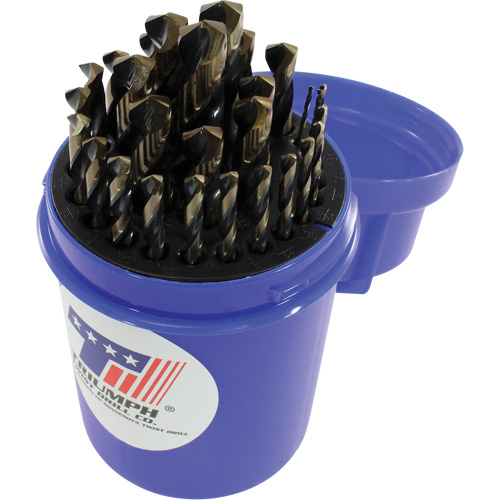 Triumph&reg; Drill Bit Set, 115 Pieces, High Speed Steel Absolute Business Supply