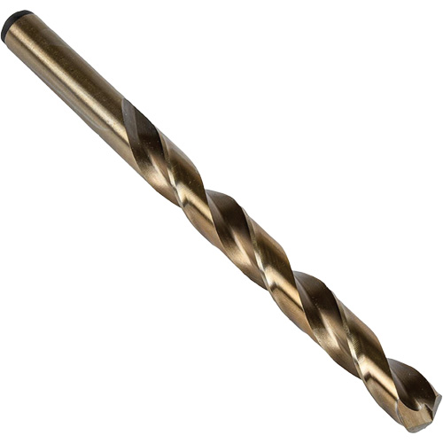 Jobber Drill Bit, Cobalt, 13/32", 5-1/4" L, 3-7/8" Flute, 135° Point Angle Absolute Business Supply