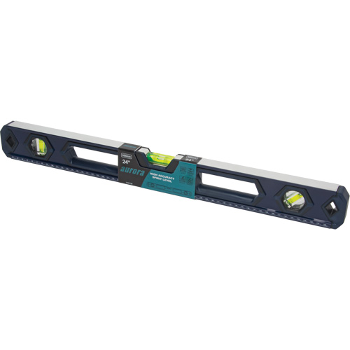 High-Accuracy Level, Box, 2' L, Aluminum, 3, Non-Magnetic Absolute Business Supply