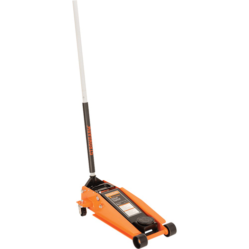 964D 2XP Floor Jack, 4 Ton(s) Capacity, 4-1/3" Lowered, 20-1/2" Raised, Manual Hydraulic Absolute Business Supply