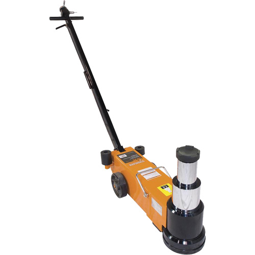 Super Heavy-Duty 2-Stage Air Hydraulic Truck Jack, 50 Ton(s), Air Hydraulic Absolute Business Supply