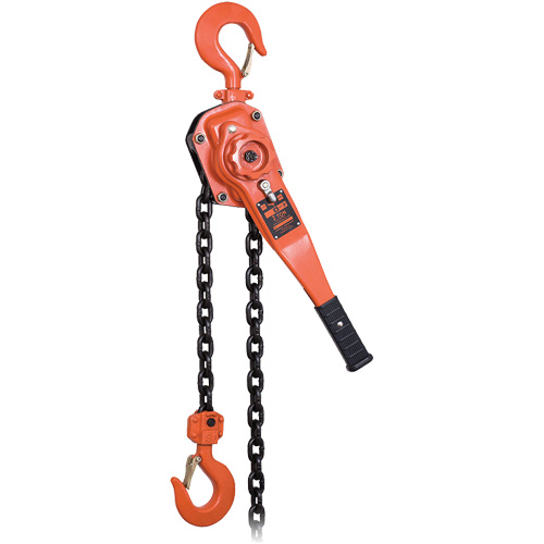 KLP Series Heavy-Duty Lever Chain Hoist, 5' Lift, 6000 lbs. (3 tons) Capacity Absolute Business Supply