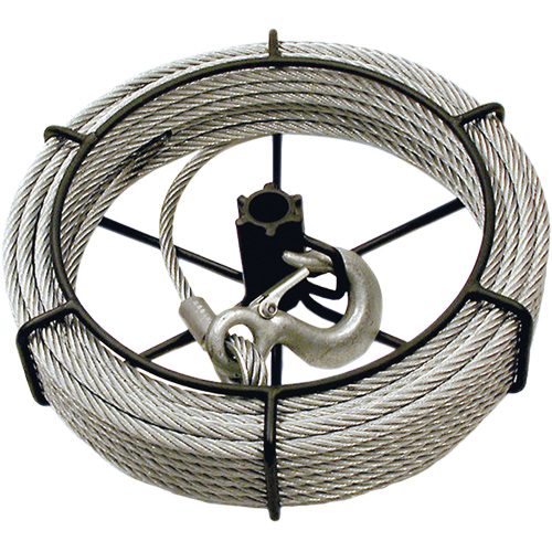 JGP-300A 3 Ton 66' Cable Assembly for Jet Wire Grip Pullers Absolute Business Supply