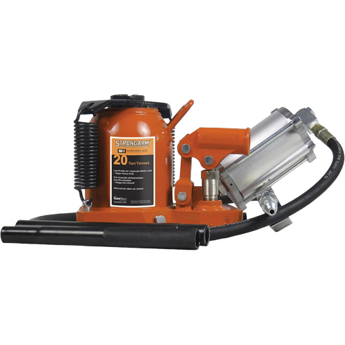Air Assist Bottle Jacks, 20 Ton(s), Air Hydraulic Absolute Business Supply