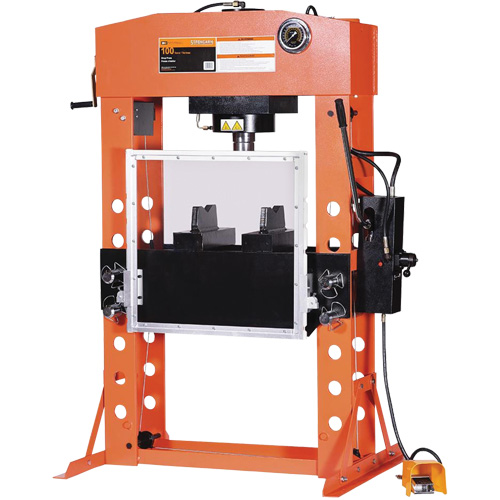 Super Heavy-Duty Shop Presses, 100 tons Capacity Absolute Business Supply