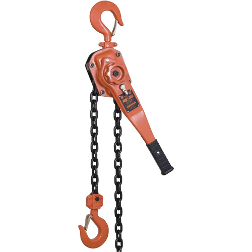 KLP-300-10 KLP Series Lever Chain Hoists, 10' Lift, 6000 lbs. (3 tons) Capacity, Steel Chain Absolute Business Supply