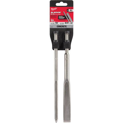 SDS PLUS Sledge Bull Point & Flat Chisel Set Absolute Business Supply