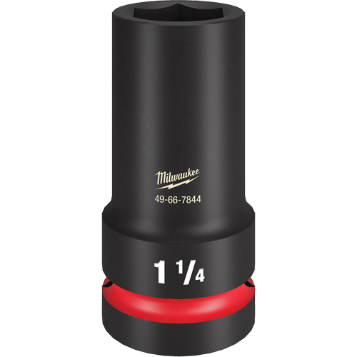 Shockwave Impact Duty Thin Wall Extra Socket, Impact, 1-1/4", 1" Drive, 6 Points, Deep Absolute Business Supply
