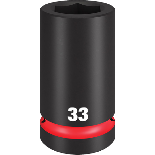 Shockwave Impact Duty Socket, Impact, 33 mm, 1" Drive, 6 Points, Deep Absolute Business Supply