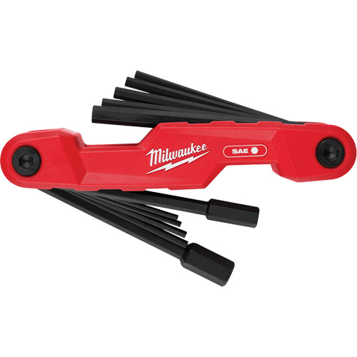 Electrician's SAE Folding Hex Key Set, 11 Pcs., Imperial Absolute Business Supply