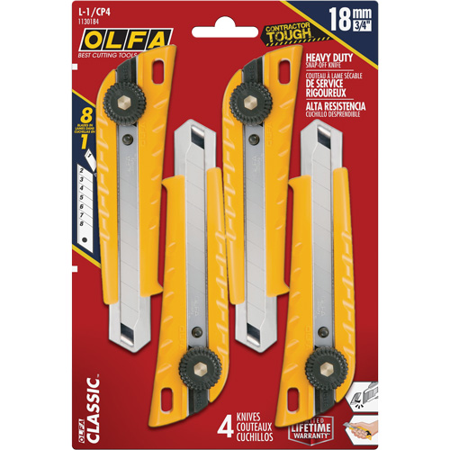 MXP-L Ratchet Knife with Die-Cast  Handle, 18 mm Absolute Business Supply