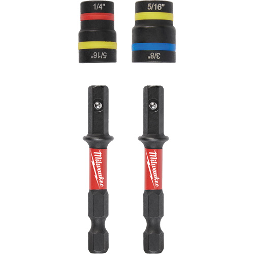 Shockwave Impact Duty Quik-Clear 2-in-1 Nut Driver Set, 5/16"/1/4"/3/8" Drive, 2-1/2" L, Magnetic Absolute Business Supply