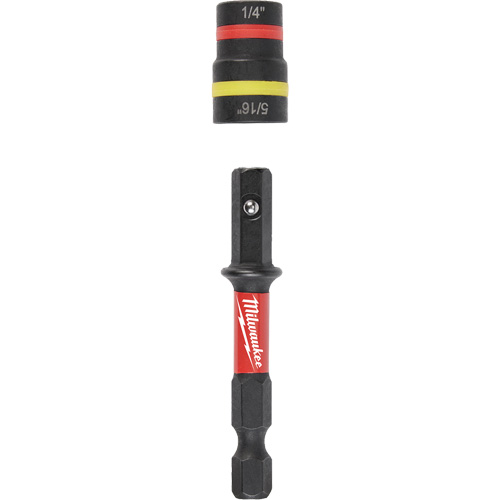 Tourne-&eacute;crous 2-en-1 Shockwave Impact Duty Quik-Clear, 5/16"/1/4" prise, 2-1/4" lo, Magn&eacute;tique Absolute Business Supply