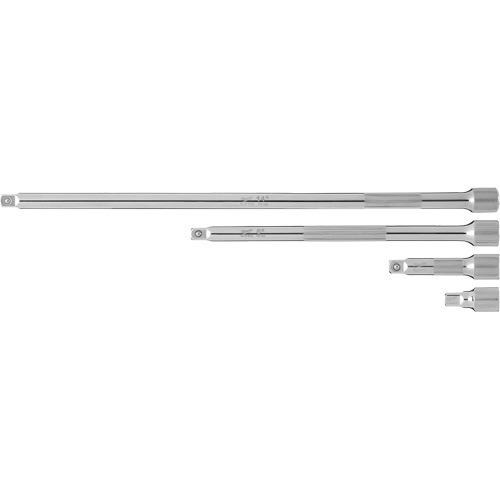 Jeu de rallonges prise, Prise de 3/8", Fini Chrome, 4 M Absolute Business Supply