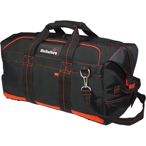 24" Pro Contractor's Gear Bag, Ballistic Polyester, Black/Red Absolute Business Supply