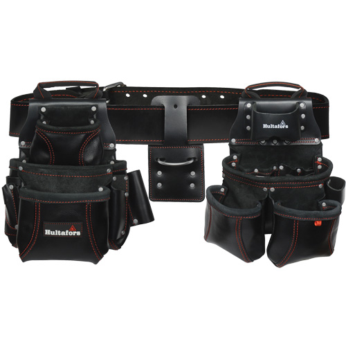 4-Piece Pro-Framer's Combo System, Leather, Black Absolute Business Supply