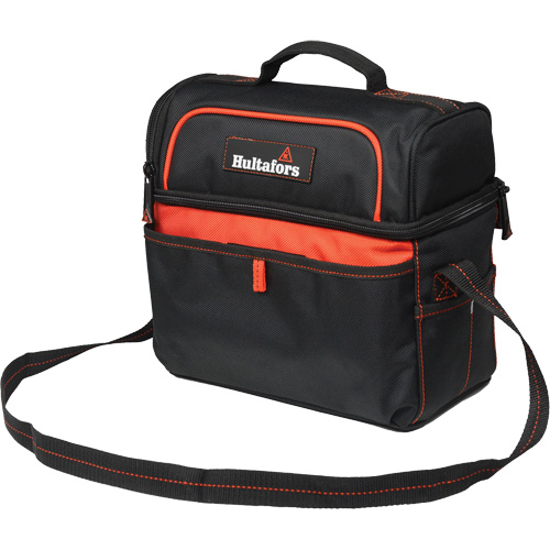 11" Cooler Tool Bag, Ballistic Polyester, Black/Red Absolute Business Supply