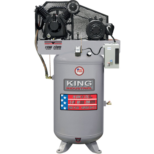 2-Stage Air Compressor, 80 Gal. (96 US Gal) Absolute Business Supply