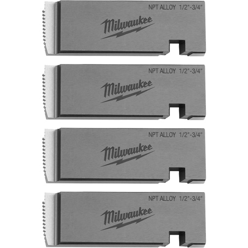 Fili&egrave;res de filetage pour tuyaux universel NPT, Pour tuyau de 1/2"-3/4", Alliage Absolute Business Supply