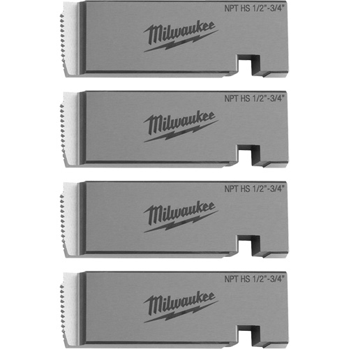 Fili&egrave;res de filetage pour tuyaux universel NPT, Pour tuyau de 1/2"-3/4", Acier rapide Absolute Business Supply