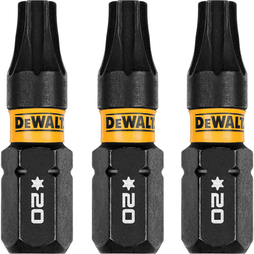 Forets pour tournevis &agrave; chocs FLEXTORQ 3 mcx, Torx, T-20, Prise 1/4" Absolute Business Supply