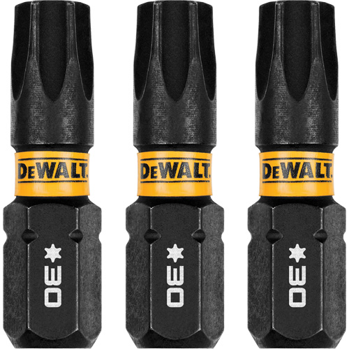 Forets pour tournevis &agrave; chocs FLEXTORQ 3 mcx, Torx, T-30, Prise 1/4" Absolute Business Supply