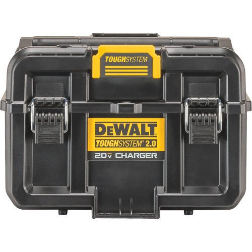 ToughSystem&reg; 2.0 20V Dual Port Charger, 14" x 15" x 9", Black/Yellow Absolute Business Supply