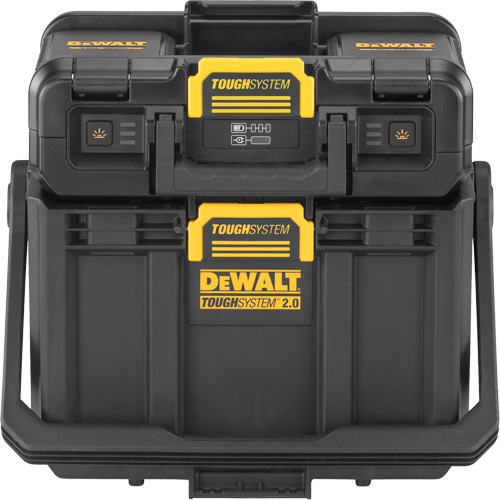 Baladeuse ajustable ToughSystem 2.0 avec rangement, 16" x 11" x 14", Noir/Jaune Absolute Business Supply