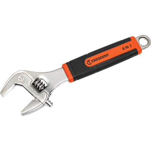 Adjustable Wrench, 8" L, 2-1/5"/31 mm Max Width, Chrome/Polished Absolute Business Supply