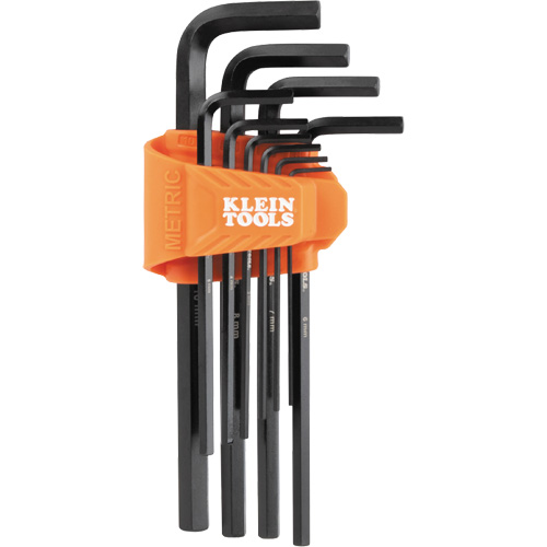 L-Style Long Hex Key Set, 10 Pcs., Metric Absolute Business Supply