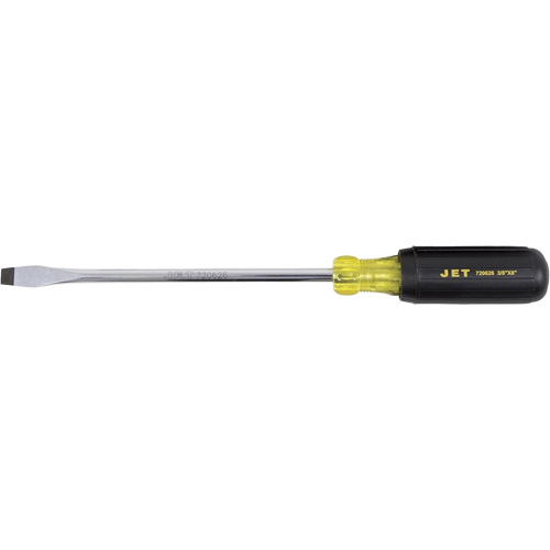 JKSS-8R Tournevis &agrave; fente, Tige de 3/8", Ronde, 8" lo, Prise en Coussin&eacute;e Absolute Business Supply